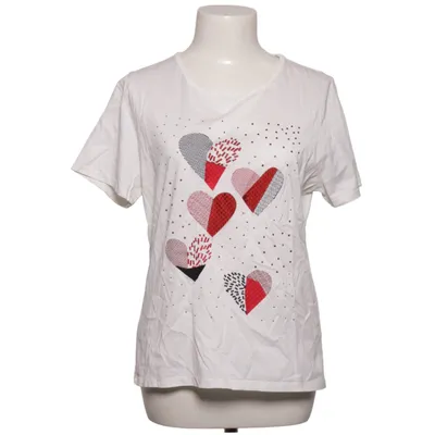 T-shirt (Vit, Röd, Svart) från Un Jour Ailleurs Bomull