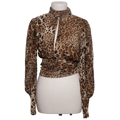 Wikkelblouse (Bruin, Zwart) van Danity Polyester