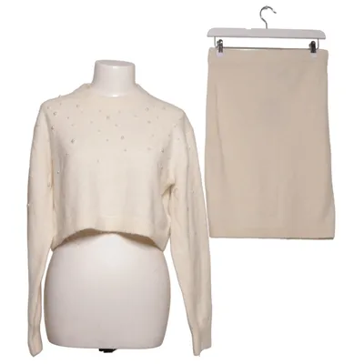 Set (Beige) from H&M Mama Acrylic, Elastane, Polyester, Wool