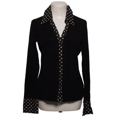 Blouse (Black, White) from Marc Cain Elastane, Polyamide, Silk