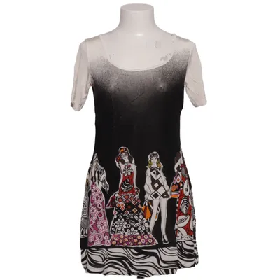 Robe (Noir, Blanc, Multicolore) de Piú & Piú Élasthane, Viscose