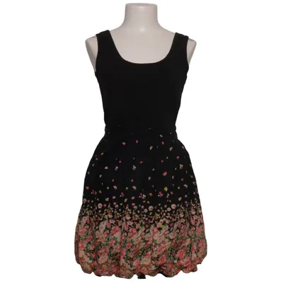 Kjole (Sort, Flerfarvet) fra The Style London Bomuld, Elastan, Polyester
