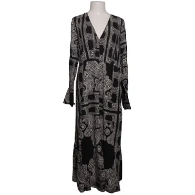 Maxi dress (Black, White) from Arket Linen, Lyocell, Viscose