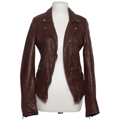 Veste en cuir (Marron) de Frocella