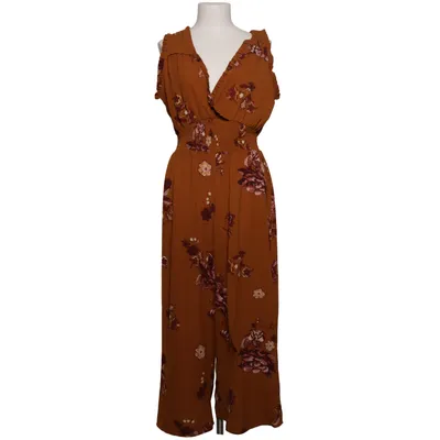 Jumpsuit (Brown, Multicolored) from Xhilaration Elastane, Polyester