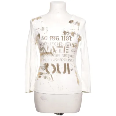 T-shirt à manches longues (Blanc, Or) de Oui Moments