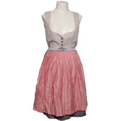 Dirndl (Gray, Pink, Multicolored) from Stockerpoint Cotton, Linen, Polyester