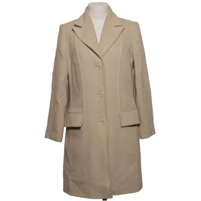 Jas (Beige) van Les Copains Viscose, Wol