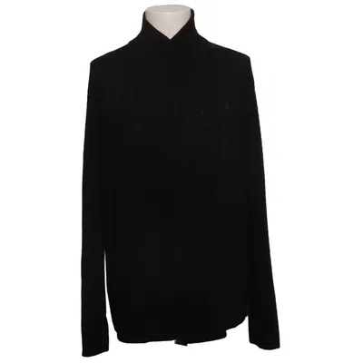 Cardigan (Black) from Armani Collezioni Merino wool, Viscose