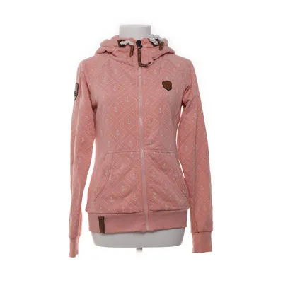 Hoodie (Pink, White) from Naketano Cotton, Polyester