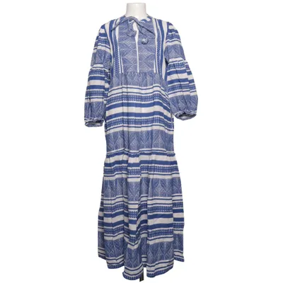 Kaftan (Blauw, Wit) van Pearl & Caviar Katoen