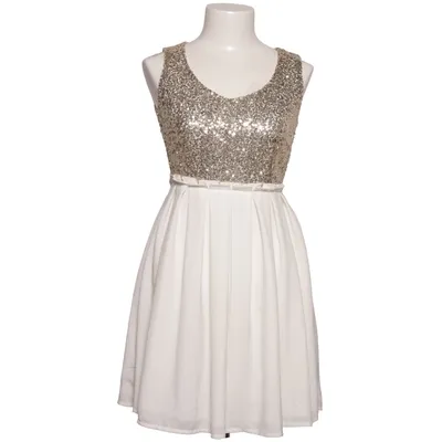 Robe de cocktail (Blanc, Or) de Lookbook Store