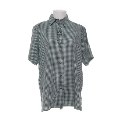 Chemise à manches courtes (Vert, Blanc) de Os Trachten Coton