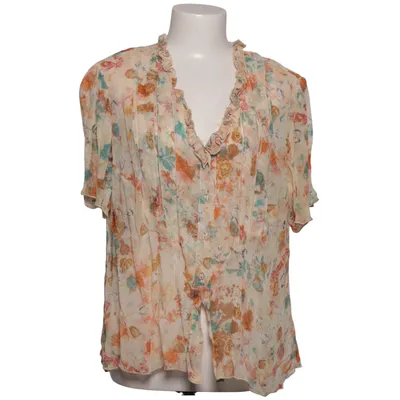Bluse (Hvid, Flerfarvet) fra Induyco Viscose