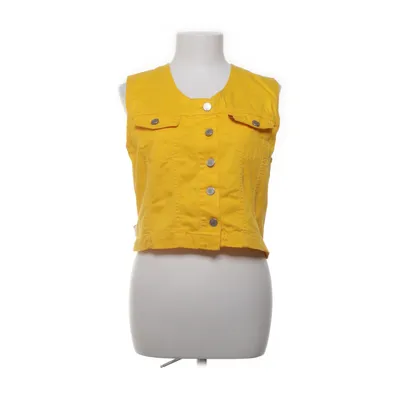 Spijker gilet (Geel) van ONLY Katoen