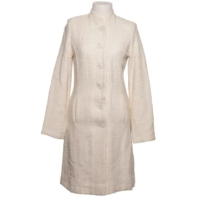 Coat (White) from Brigitte von Boch Cotton, Linen, Polyester, Viscose