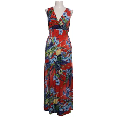 Dress (Red, Multicolored) from Comeng Cotton, Polyester