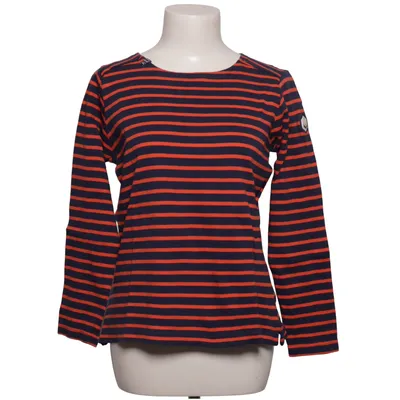 Long sleeve T-shirt (Blue, Red) from Voile Bleue Cotton