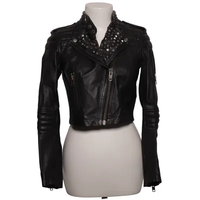 Veste de motard (Noir) de Divided Exclusive by H&M Acétate, Cuir