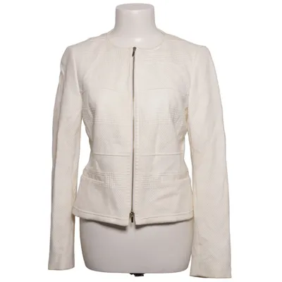 Jakke (Hvid) fra Hugo Boss Bomuld, Cupro, Elastan, Polyamid, Viscose