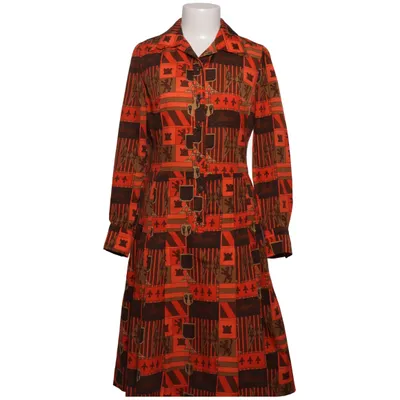 Skjortklänning (Orange, Brun, Flerfärgad) från Bogner Polyester