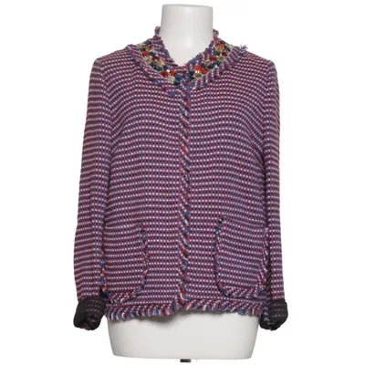 Jacket (Red, Blue, Multicolored) from Pinko Acrylic, Cotton, Elastane, Polyamide, Polyester