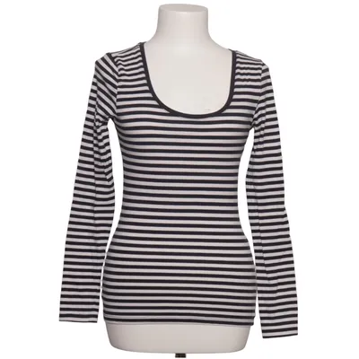 Long sleeve T-shirt (Blue, White) from H&M Cotton, Elastane
