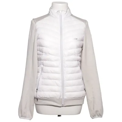 Lightweight jacket (Beige, White) from Decathlon Down, Elastane, Feather, Polyamide, Polyester
