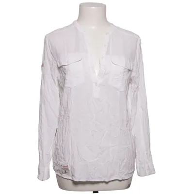 Blouse (White) from Superdry Vintage Polyester, Viscose