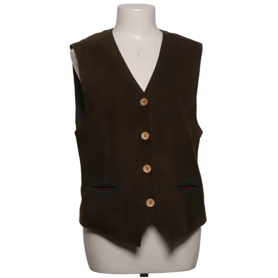Lædervest (Brun) fra Julius Lang Læder, Polyester