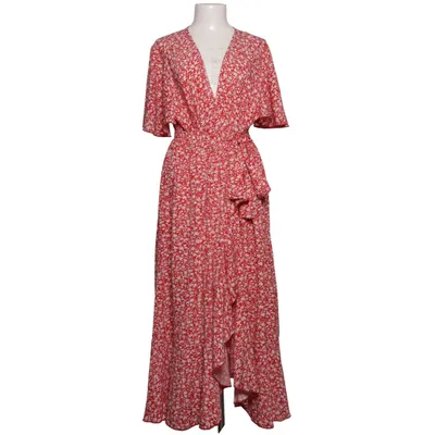 Wrap dress (Red, White) from Shein Curve Polyester
