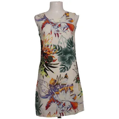 Jurk (Wit, Meerkleurig) van Lavand Katoen, Viscose