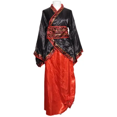 Maskeradkläder (Svart, Röd, Guldfärgad)