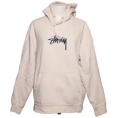 Kurzärmeliger Hoodie (Beige) von Stüssy Baumwolle, Polyester