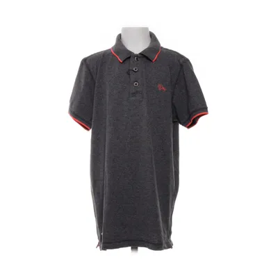Poloshirt (Grijs, Rood) van 55 Stage Katoen, Polyester