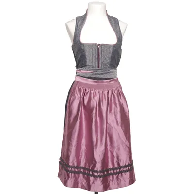 Dirndl (Grå, Lilla) fra Moser Bomuld, Polyester