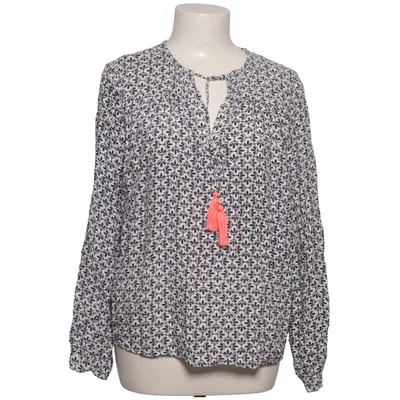Blouse (Blanc, Bleu) de Zwillingsherz Viscose