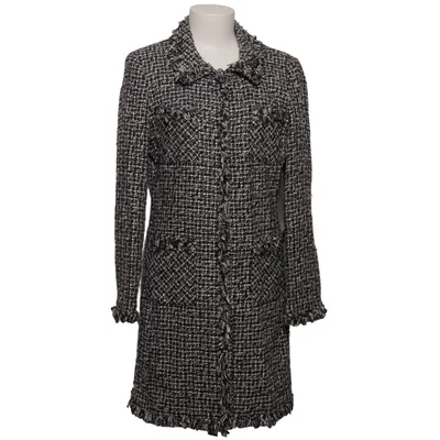 Manteau (Noir, Blanc) de Amalfi Acrylique, Coton, Polyester, Viscose