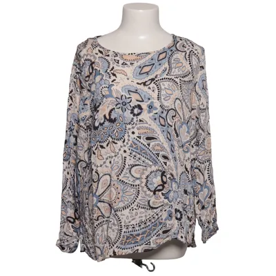 Blouse (Blue, White, Beige) from Milano Italy Viscose