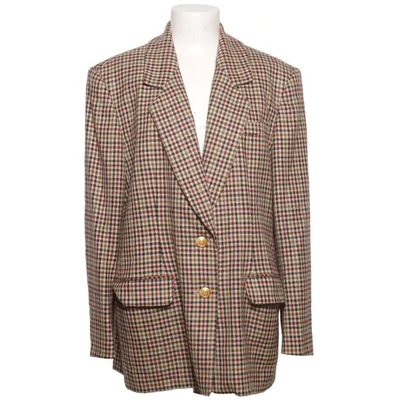 Kavaj (Beige, Röd, Blå) från Peter Hahn Kashmir, Viskos, Ull