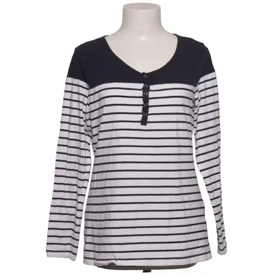 Henley shirt (Blauw, Wit) van Janina