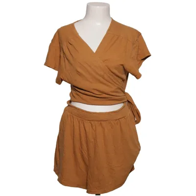 Buksedragt (Brun) fra Free People Bomuld, Linned