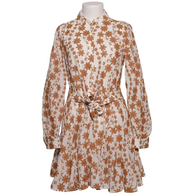 Shirt dress (White, Brown) from Sézane Cotton, Polyester