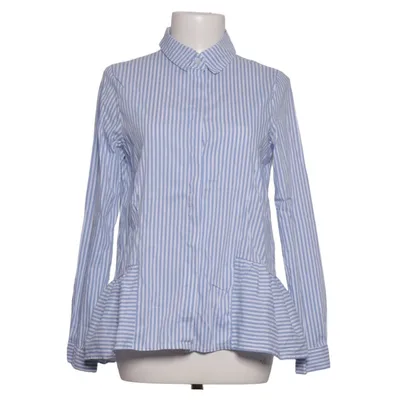 Shirt (Blue, White) from Liebesglück Cotton