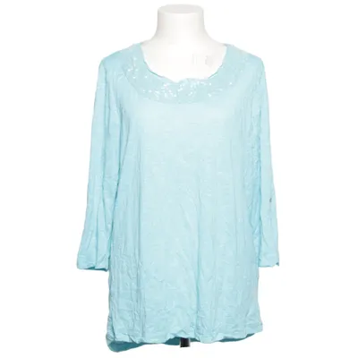 T-shirt (Crinkle mit Palietten  3/4 Arm zum Krempeln Kurzarm) de Mocca Polyester