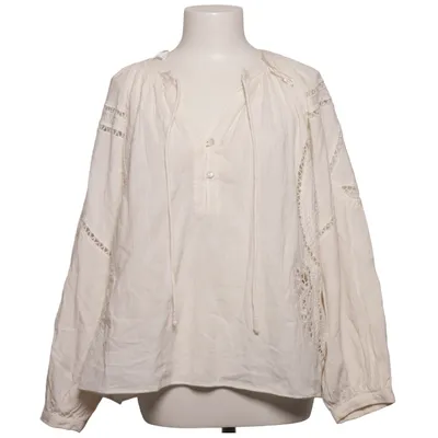 Bluse (Hvid) fra Zara Bomuld