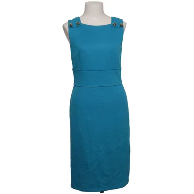 Kjole (Blå) fra David Meister Bomuld, Polyester, Viscose