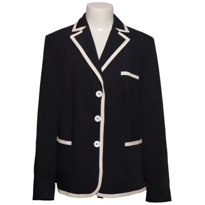 Blazer (Black, White) from Basler Elastane, Polyester, Viscose, Wool