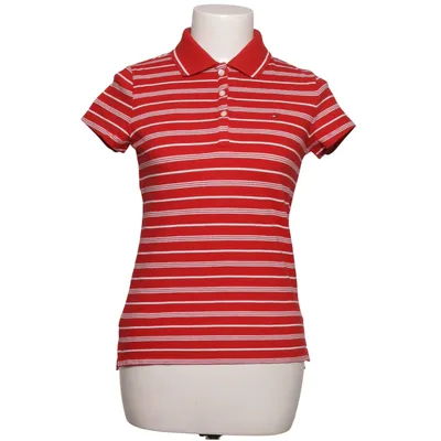 Polo shirt (Red, White) from Tommy Hilfiger Cotton, Elastane