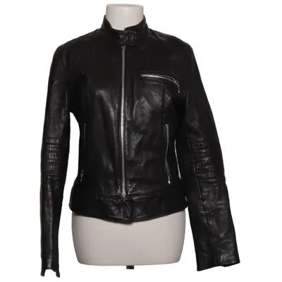 Leren jack (Zwart) van Gipsy by Mauritius Leer, Polyester